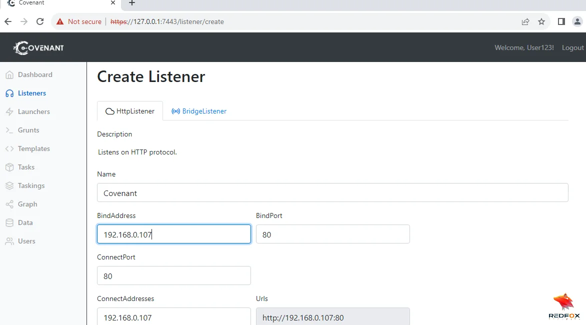 Power of Covenant C2 Framework - Redfox Security - Pen Testing Services
